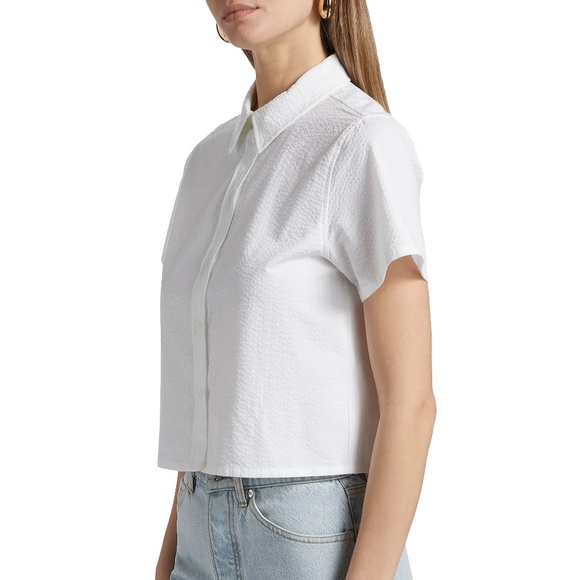 Frame Seersucker top XL New - Picture 11 of 13